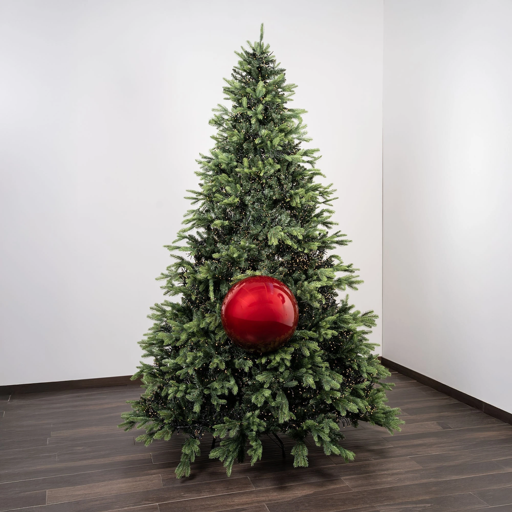 Boule de Noël « Rouge Nacré »