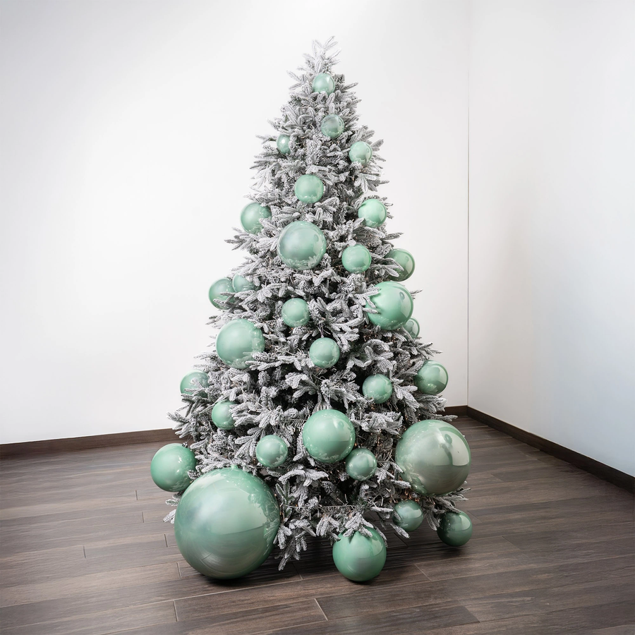 Christmas Ball “Light Green Pearly” ⌀40cm