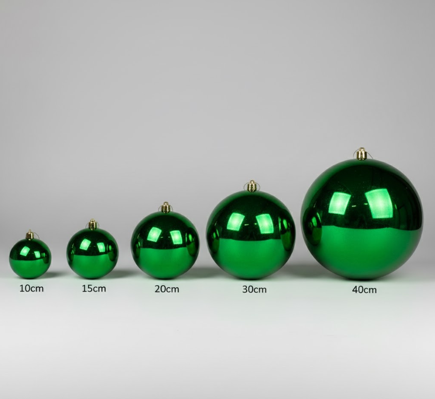 Boule de Noël « Vert Brillant » 40cm